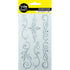 Silver Craft Flourish Rhinestones